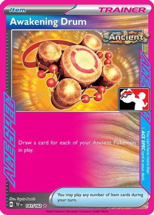 Awakening Drum (141) - PPSC  - ACE SPEC Rare - Holofoil