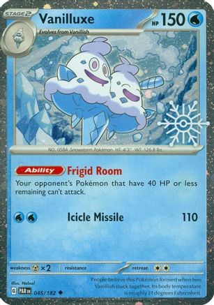 Vanilluxe (Holiday Calendar) (045/182) - MCP  - Uncommon - Holofoil
