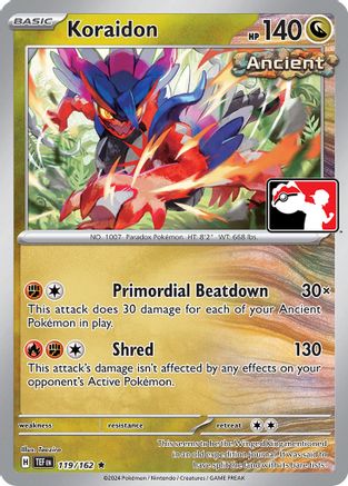 Koraidon (119/162) - PPSC  - Rare