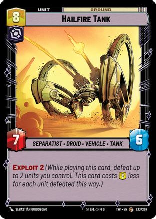 Hailfire Tank (233/257) - TOTR - Common