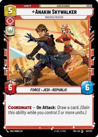 Anakin Skywalker - Maverick Mentor (147/257) - TOTR - Special