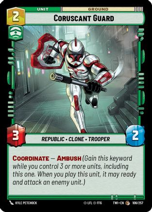 Coruscant Guard (106/257) - TOTR - Common - Foil