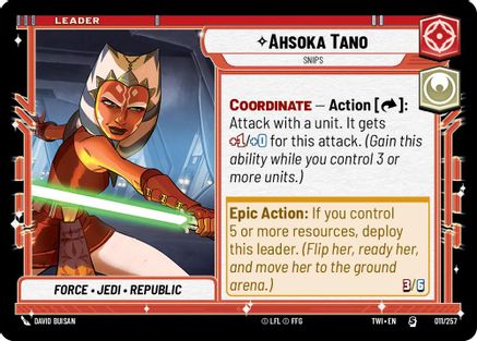 Ahsoka Tano - Snips (011/257) - TOTR - Special