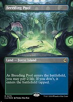 Breeding Pool (CLU-275) - rare (Borderless) - Foil
