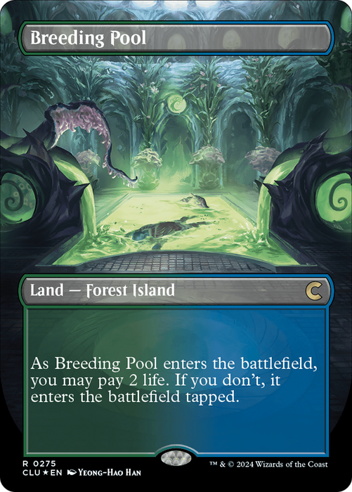 Breeding Pool (CLU-275) - rare (Borderless) - Foil