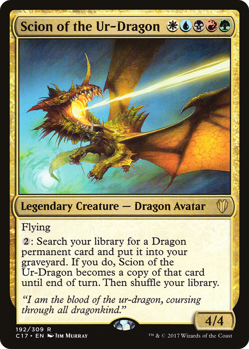 Scion of the Ur-Dragon (C17-192) - rare