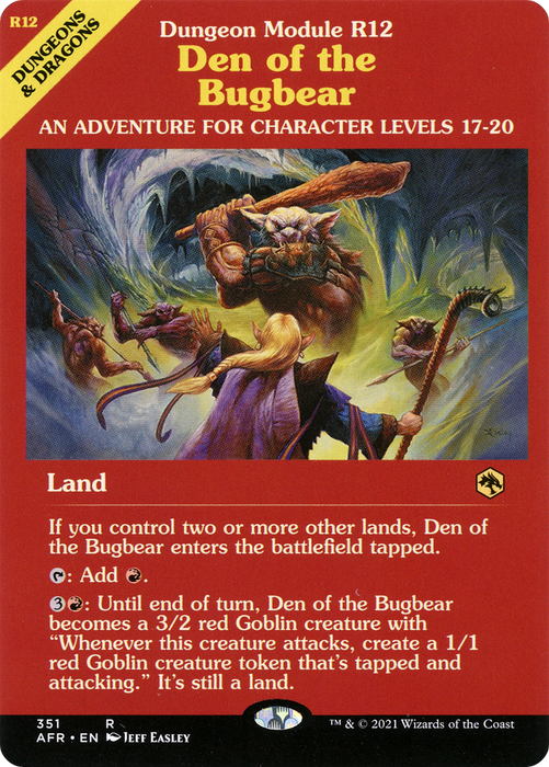 Den of the Bugbear (AFR-351) - rare: (Showcase)