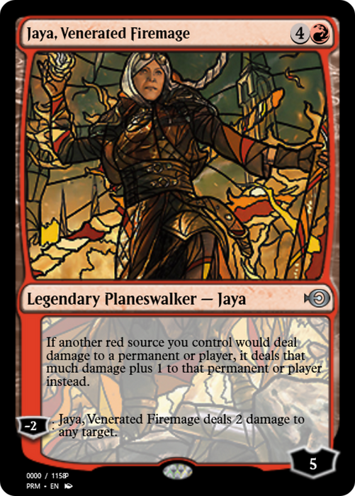 Jaya, Venerated Firemage (PRM-77977) - uncommon