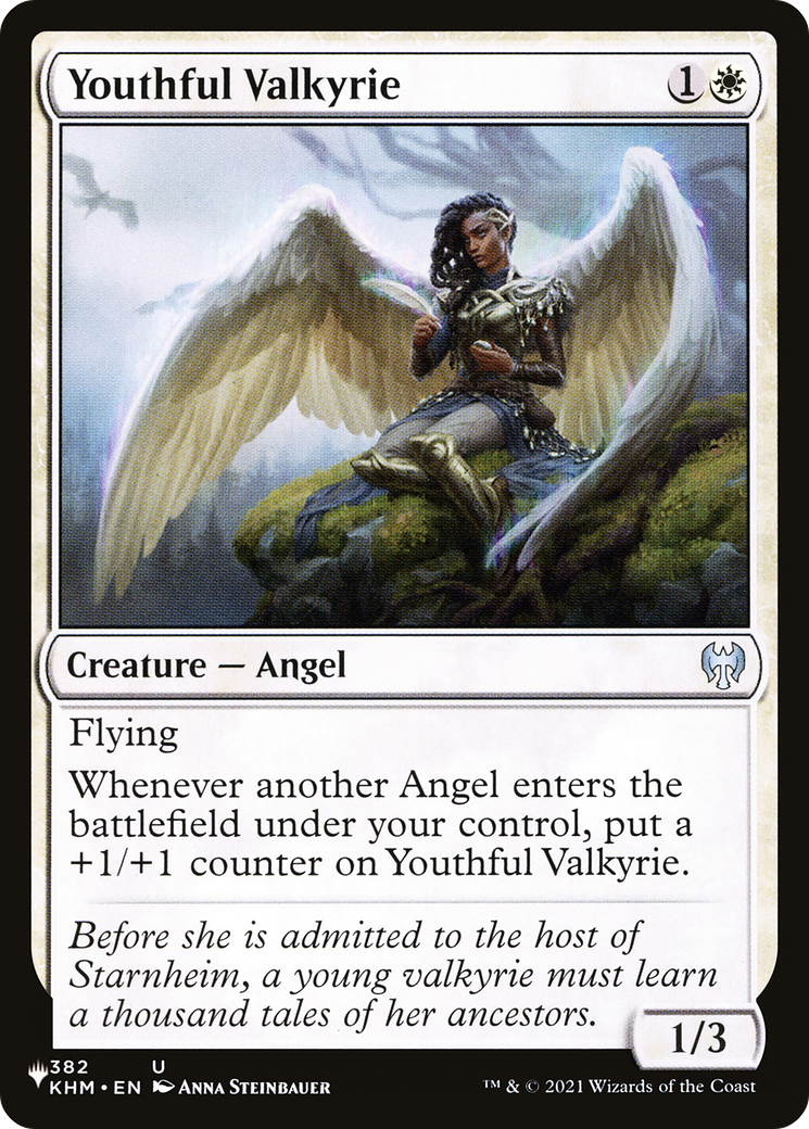 Youthful Valkyrie (LIST-KHM-382) - uncommon