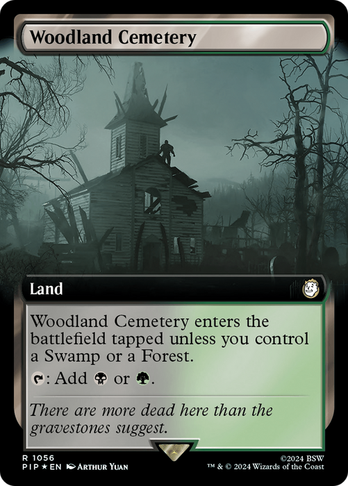 Woodland Cemetery (PIP-1056) - rare: (Extended Art) - Foil