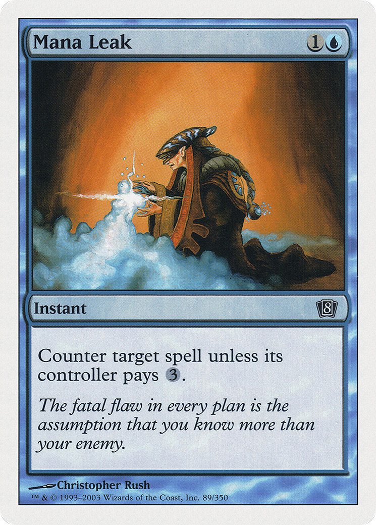 Mana Leak (8ED-089) - common
