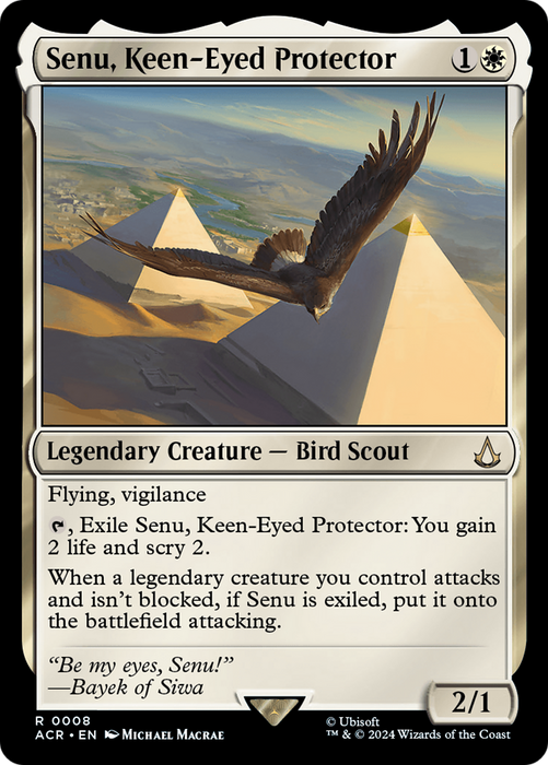 Senu, Keen-Eyed Protector (ACR-008) - rare - Foil