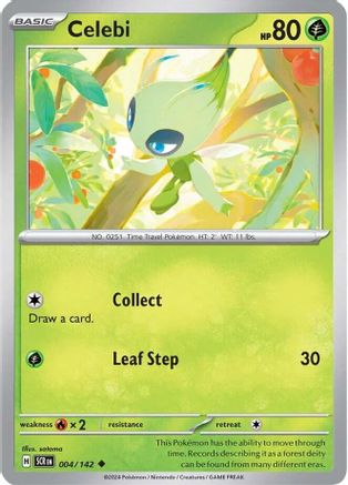 Celebi (004/142) - SSC  - Uncommon - Reverse Holofoil