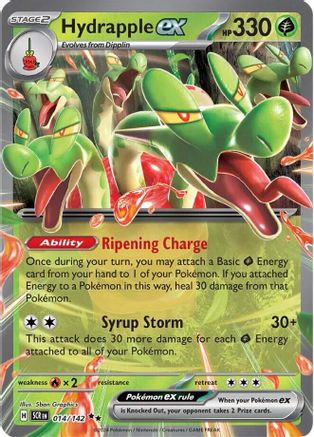 Hydrapple ex (014/142) - SSC  - Double Rare - Holofoil