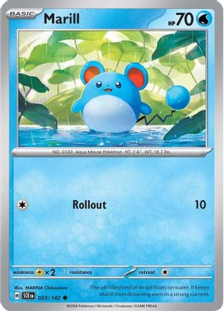 Marill (033/142) - SSC  - Common