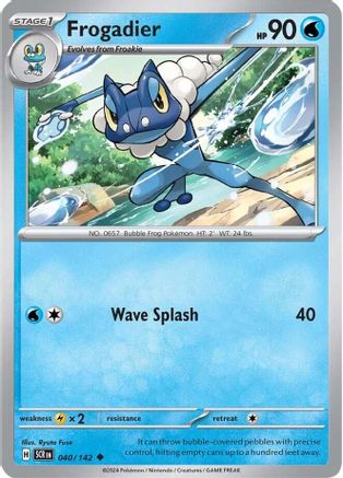 Frogadier (040/142) - SSC  - Uncommon - Reverse Holofoil