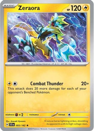 Zeraora (055/142) - SSC  - Rare - Holofoil