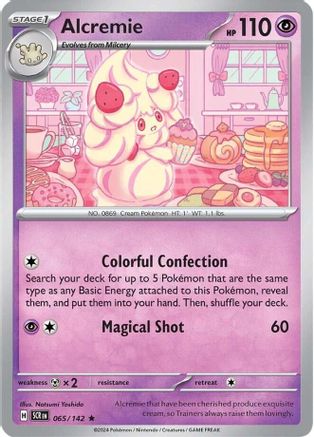 Alcremie (065/142) - SSC  - Rare - Reverse Holofoil