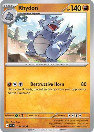Rhydon (075/142) - SSC  - Common