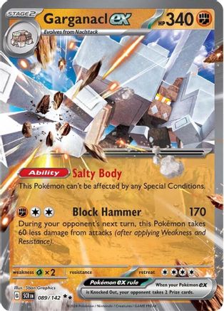 Garganacl ex (089/142) - SSC  - Double Rare - Holofoil