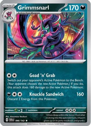 Grimmsnarl (096/142) - SSC  - Rare - Holofoil