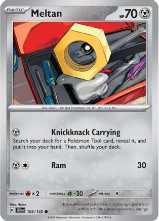 Meltan (103/142) - SSC  - Common