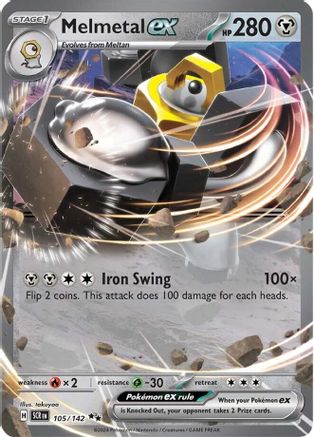 Melmetal ex (105/142) - SSC  - Double Rare - Holofoil