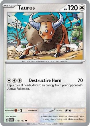 Tauros (112/142) - SSC  - Common