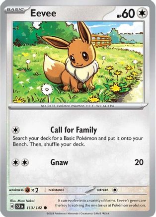 Eevee (113/142) - SSC  - Common