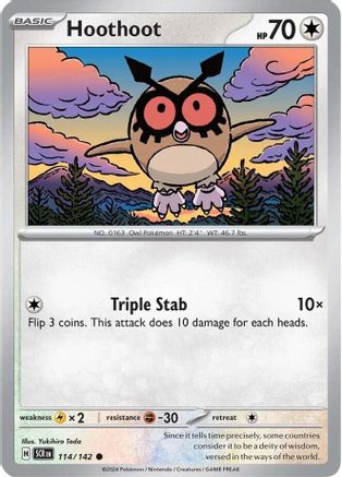 Hoothoot (114/142) - SSC  - Common
