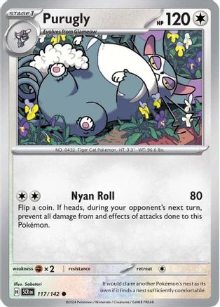 Purugly (117/142) - SSC  - Common