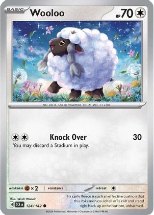 Wooloo (124/142) - SSC  - Common - Reverse Holofoil