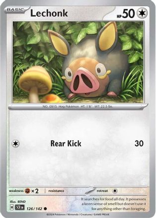 Lechonk (126/142) - SSC  - Common - Reverse Holofoil