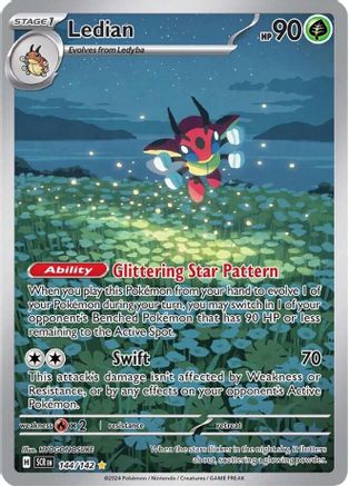 Ledian (144/142) - SSC  - Illustration Rare - Holofoil
