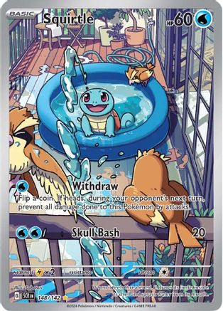 Squirtle (148/142) - SSC  - Illustration Rare - Holofoil