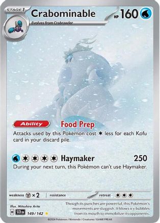Crabominable (149/142) - SSC  - Illustration Rare - Holofoil