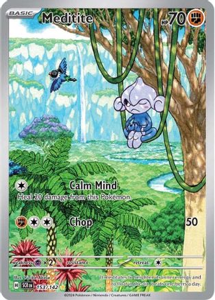 Meditite (153/142) - SSC  - Illustration Rare - Holofoil