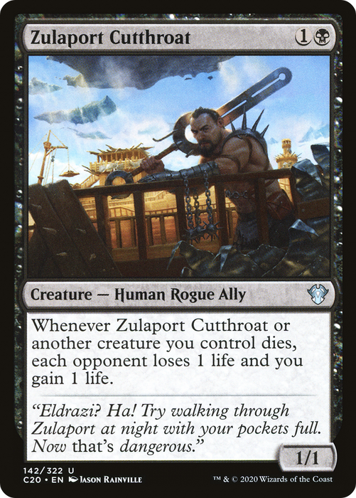 Zulaport Cutthroat (C20-142) - uncommon