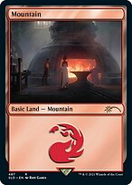 Mountain (SLD-487) - rare - Foil