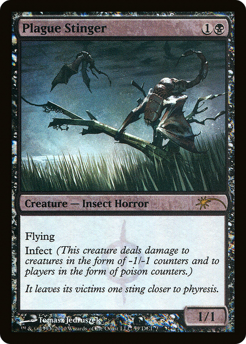 Plague Stinger (WPN-059) - rare - Foil