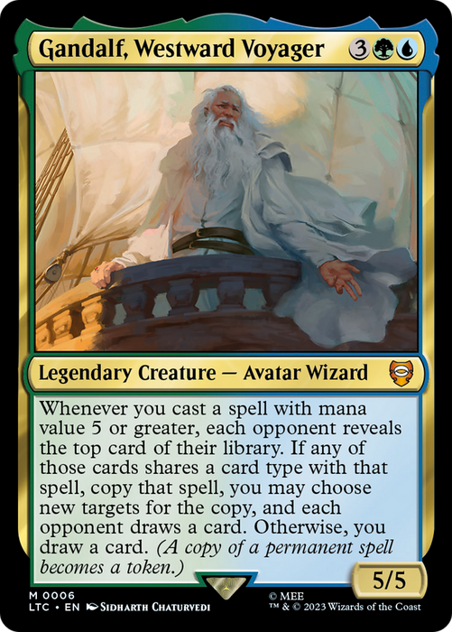 Gandalf, Westward Voyager (LTC-006) - mythic - Foil