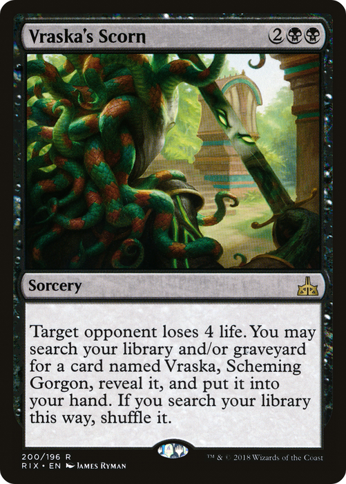 Vraska's Scorn (RIX-200) - rare