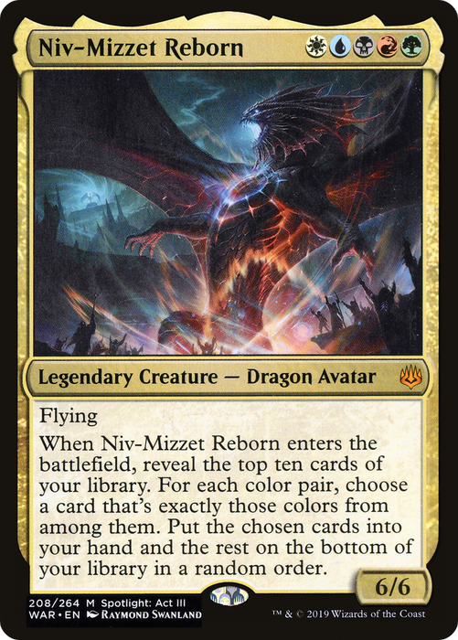 Niv-Mizzet Reborn (WAR-208) - mythic - Foil