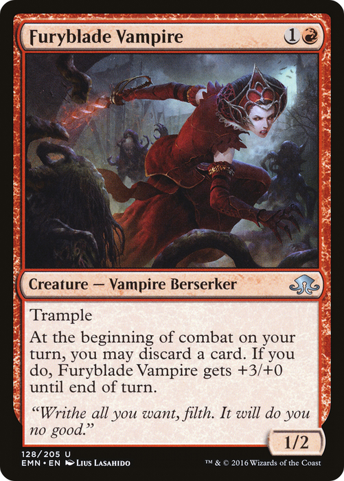 Furyblade Vampire (EMN-128) - uncommon