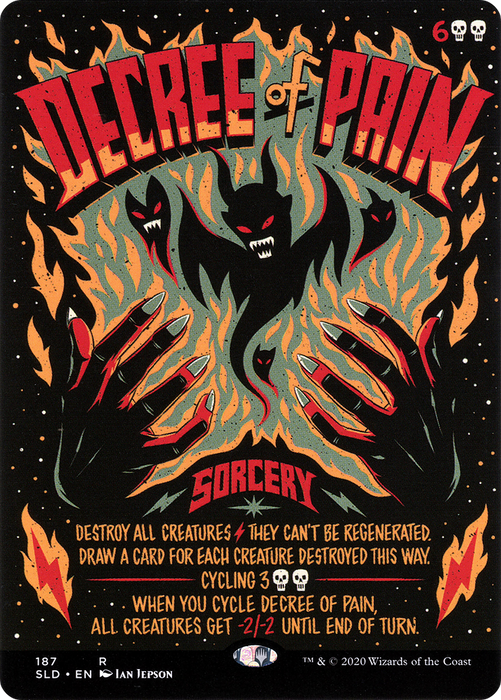 Decree of Pain (SLD-187) - rare (Borderless)
