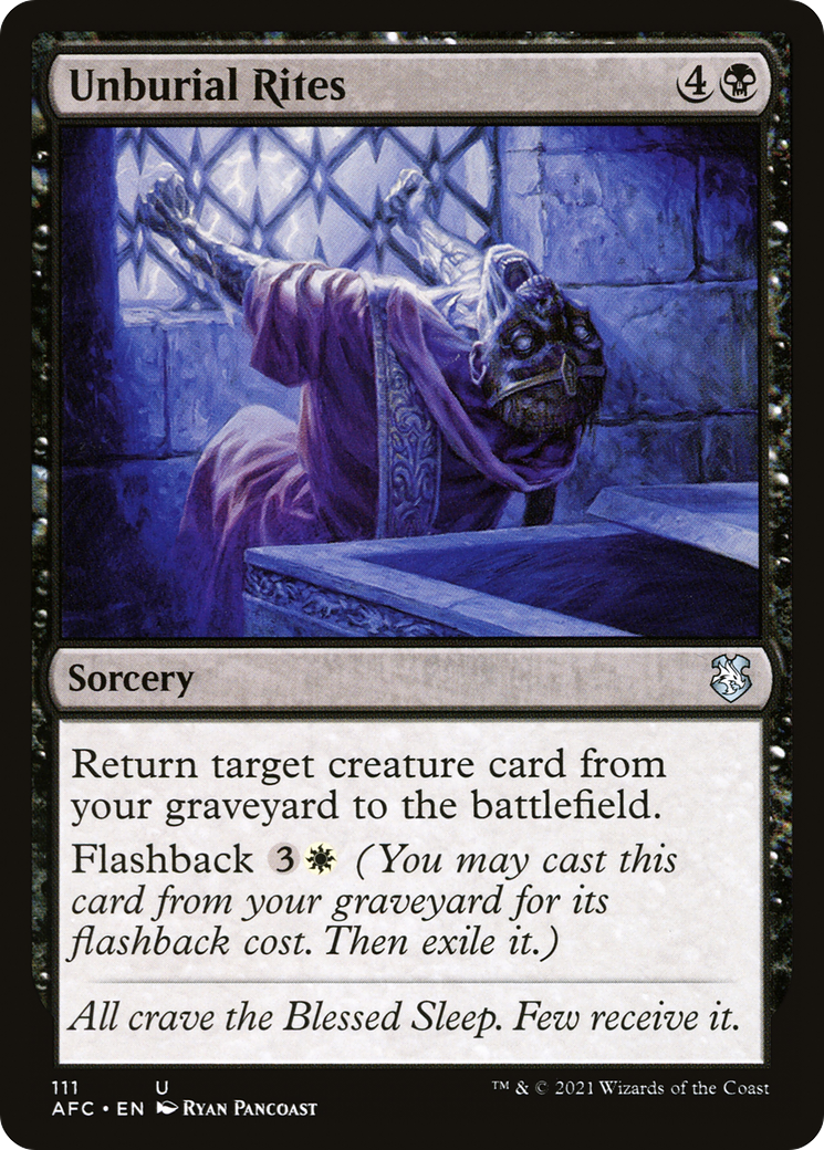 Unburial Rites (AFC-111) - uncommon