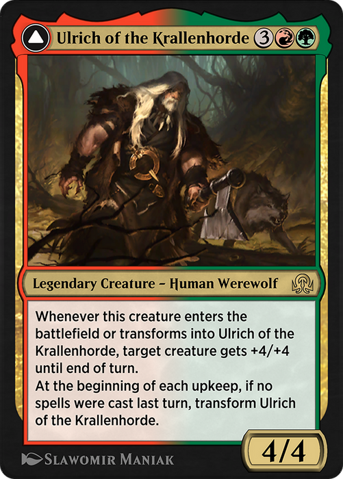 Ulrich of the Krallenhorde // Ulrich, Uncontested Alpha (SIR-246) - rare
