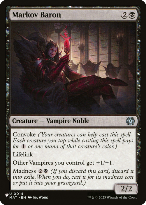Markov Baron (LIST-MAT-14) - uncommon