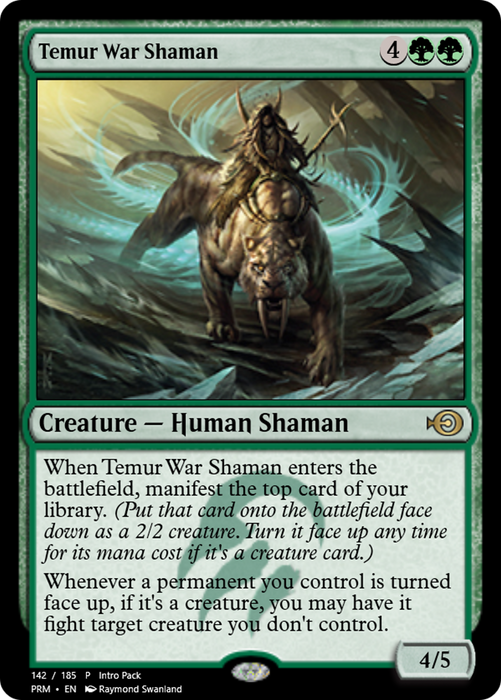 Temur War Shaman (PRM-55715) - rare - Foil