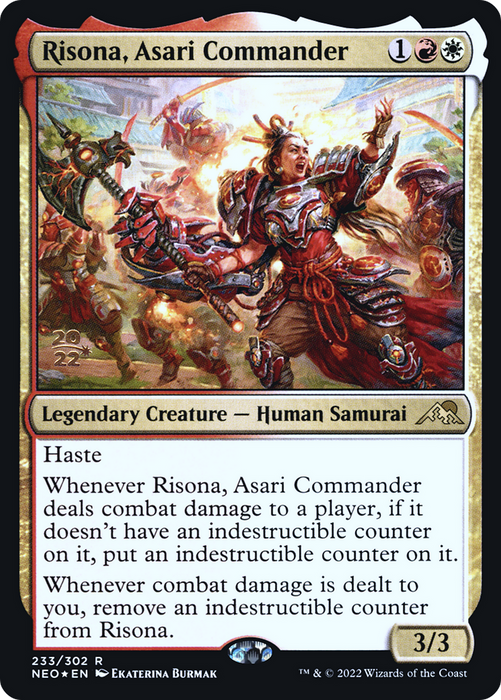 Risona, Asari Commander (PRE-233S) - rare - Foil